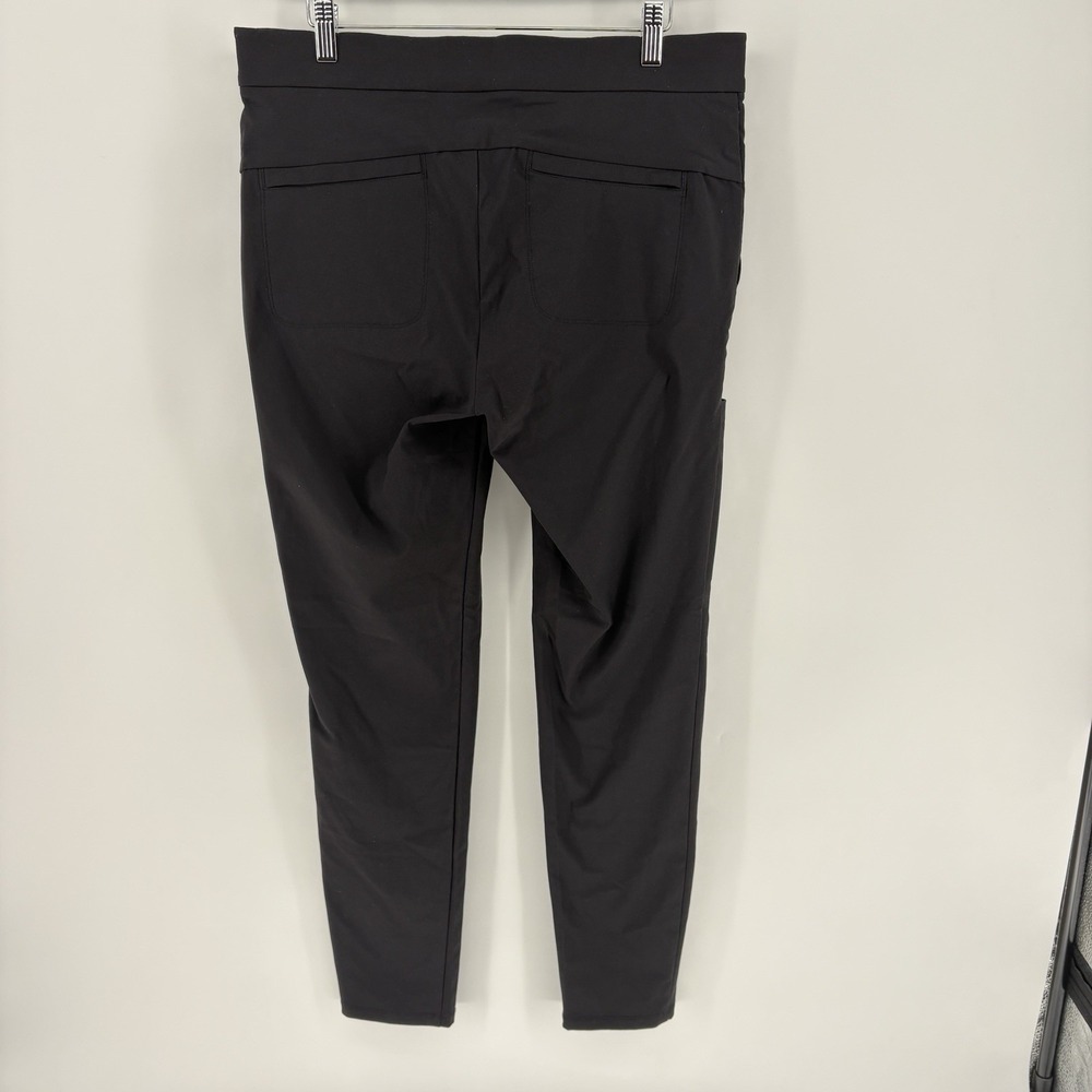 Athleta Wander Stash Skinny Pants Women's 10 Black Tapered Stretch Hiking Travel - Picture 8 of 11